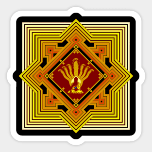 MandalaNaga - Meditation Sticker